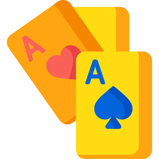 icon with three casino cards